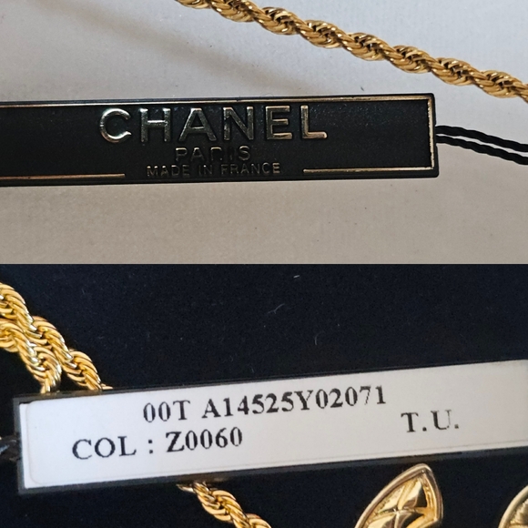 CHANEL Gold Pendant on 18" Chain - Picture 5 of 6